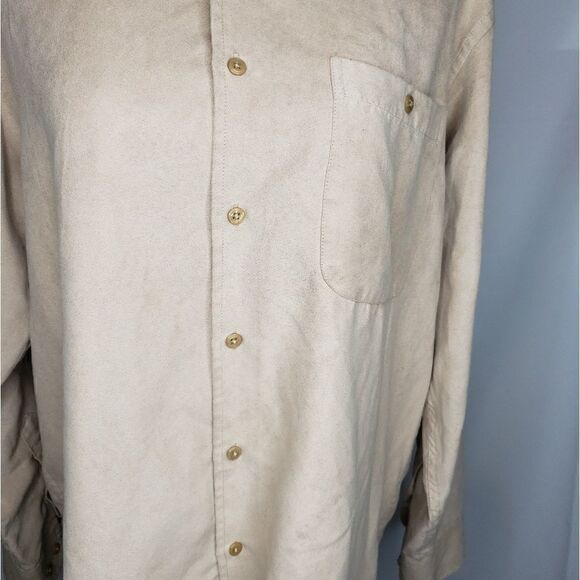 Marc Edwards | Sueded Lux Button-Down Shirt - Picture 2 of 4